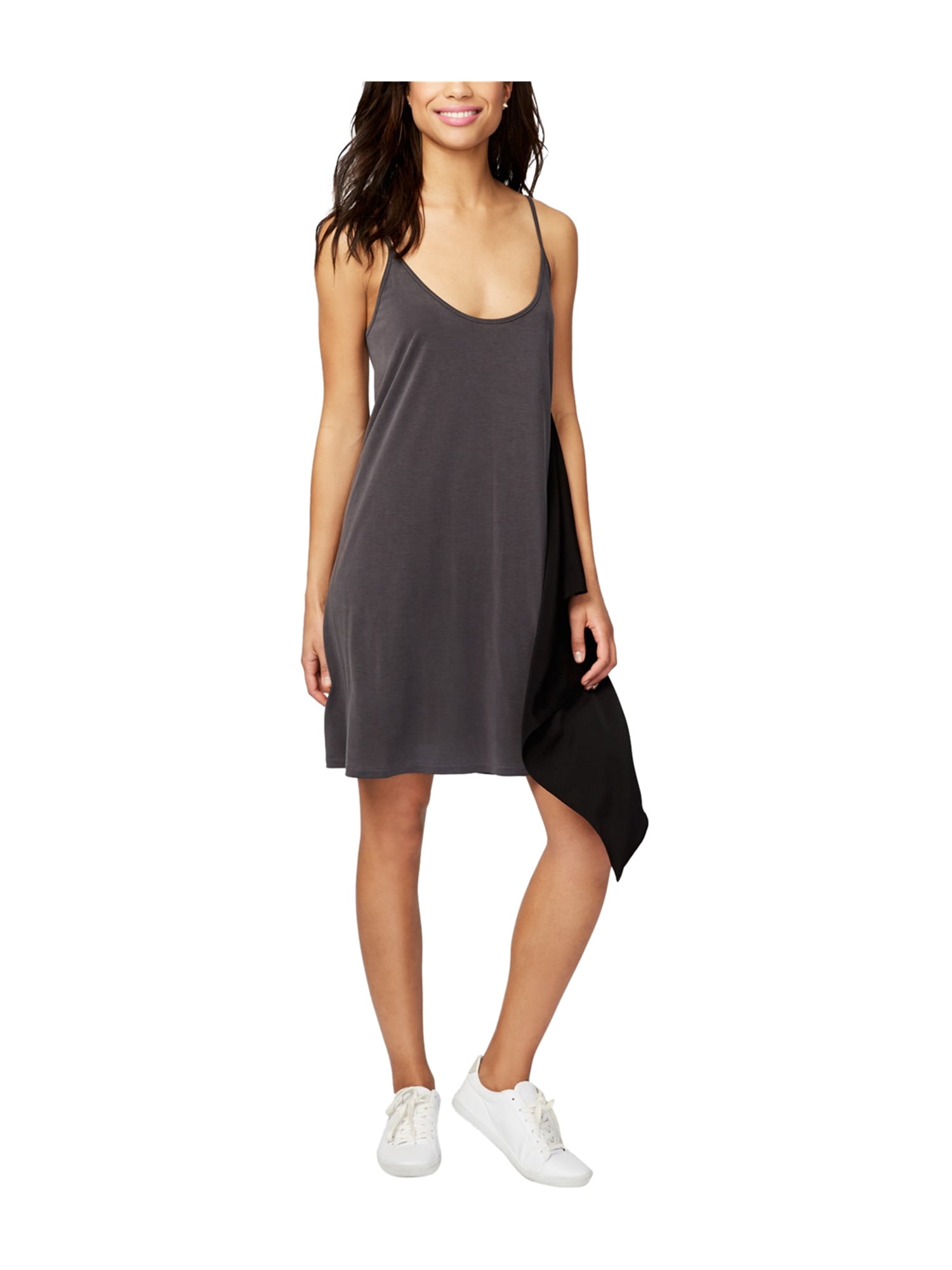 chambray slip dress