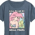 thumbnail image 3 of Disney Princess - Ariel Call Me On My Shell Phone - Women's Short Sleeve Graphic T-Shirt, 3 of 5