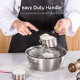 thumbnail image 5 of Measuring Spoons and Cups 18/8 Stainless Steel Measuring Cups and Spoon Set, 10 Pieces Kitchen Measures for Pastry and Baking, Thickened Handle, 5 of 5