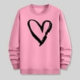 thumbnail image 5 of PNTUTB Fashion Valentine's Day Print Loose Comfort Casual Long Sleeves Crew Neck Pullover Sweatshirts for Men, 5 of 6