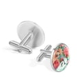 thumbnail image 3 of Alpaca Stainless Steel Silver Jewelry Cufflinks for Formal Attire and Business Meetings, 3 of 6
