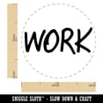 thumbnail image 2 of Work Text Self-Inking Rubber Stamp Ink Stamper - Red Ink - Medium 1 Inch, 2 of 7