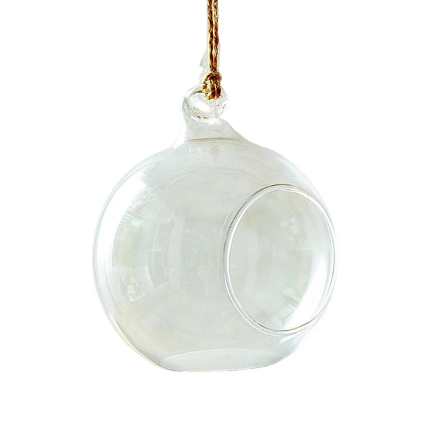 Advancent Bola de candelita de cristal, plantas colgantes, candelabro de luz de té, fiesta, vacaciones, cumpleaños, Bar, adorno colgante de jardín Decoración del hogar Advancent HA072735-01