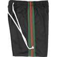 thumbnail image 4 of Ma Croix Men's Lightweight Stripe Track Shorts with Drawstring, 4 of 4