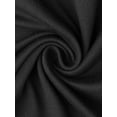 thumbnail image 5 of INSPIRE CHIC Women's Casual Summer Pajama Dress Loose Fit Nightshirts Short Sleeve Sleepwear Split Midi Nightgowns L Black, 5 of 6