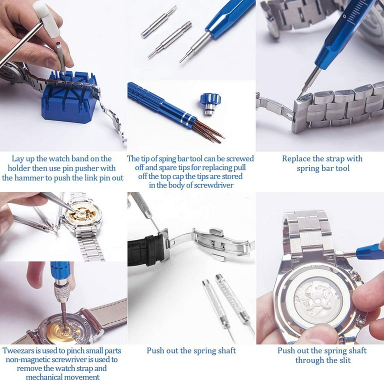 Watch Repair Kit, Professional 208Pcs Watch Battery Replacement