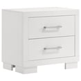 thumbnail image 3 of Bela 5 Piece Queen Bedroom Set- LED Lit Bedframe- Snow White Wood, 3 of 6
