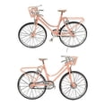 thumbnail image 2 of Model Bicycle Pink Simulated Design Detachable 1/10 Scale Mini Bike Ornament Toy for Shelf Desk Decoration Gift, 2 of 5