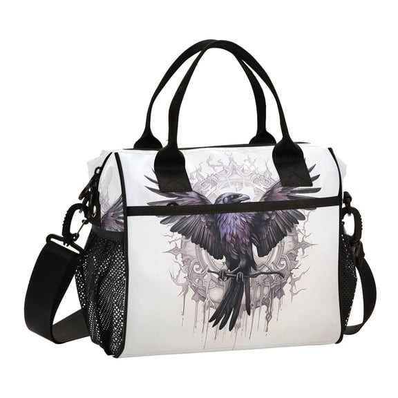 Bird Mirror Cooler Bag Lunch Bag Soft Cooler Cooling Tote Insulated Lunch Box for Adult Men Women