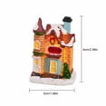 thumbnail image 2 of Christmas Lighted Toy Shop Building Tabletop Decoration, Snow-Covered Painted Resin, Single Piece, 2 of 5