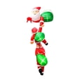 thumbnail image 3 of Inflable navideño de Papá trepador para decoración de patio con luz incorporada de 94,49'' de para puerta de entrada, vacaciones de, 3 of 8