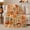 Pumpkin Blocks, variant on Pumpkin Sunflower and Plaid Harvest Patchwork, Rustic Farmhouse Style for Fall Lovers, Thanksgiving Gift, Cozy Flannel Blanket for Bedroom and Living Room, Home Decor