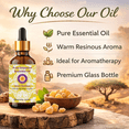 thumbnail image 5 of Deve Herbes Pure Olibanum Essential Oil (Boswellia carterii) Steam Distilled, Natural & Aromatherapy Use 15ml, 5 of 6