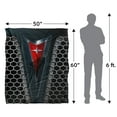 thumbnail image 5 of Pontiac Blanket, 50'x60' Red Emblem Silky Touch Super Soft Throw Blanket, 5 of 6
