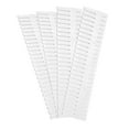 thumbnail image 3 of 4 divisores de cajón de rejilla de plástico, organizador de cajones ajustable de corte DIY para calcetines, ropa interior, almacenamiento estacionario, blanco, alargado, 4 unidades, 3 of 14