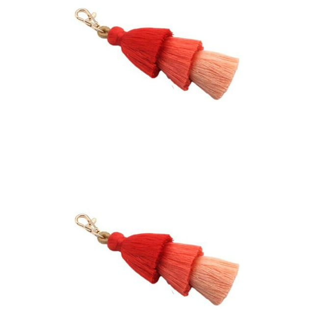 xinxixnxx DIY Accessories Tassel Keychain Embrace Craftiness With Stylish Addition Type F 5*17 2Set