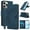 Blue, variant on Allytechgroup for iPhone XR Wallet Case, [RFID Blocking] Card Holder Kickstand PU Leather Flip Wallet Phone Case Shockproof Protective Cover Compatible with iPhone XR, Black