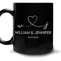 Personalized Mug Valentine’s Day Gifts For Him Her - Couple With Name Coffee Mug Cup 11oz - Best Couple Ever Present, Unique Gifts for Boyfriend Girlfriend Husband Wife, Couple Anniversary