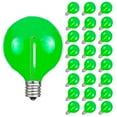 thumbnail image 2 of Novelty Lights 1W G40 Green Globe LED Light Bulb, Shatterproof, 2 of 9