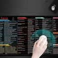 thumbnail image 3 of Waterproof Leather Desk Pad - Extra Large Non-Slip Office Mat with Keyboard Shortcuts for PC/, XXL Mouse Pad for Gaming & Work (11.8x23.6in)‌, 3 of 6