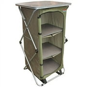 Bushtec Adventure Sierra Canvas Camp Cupboard, camping table or outfitter cupboard, table.