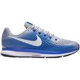 thumbnail image 1 of Nike Men's Air Zoom Pegasus 34 Running Shoes (Grey/Blue, 11), 1 of 5