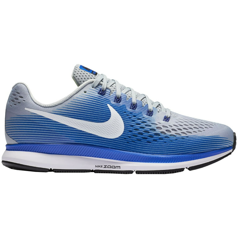 Nike Men's Air Zoom Pegasus Running Shoes (Grey/Blue, 13) - Walmart.com