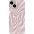 thumbnail image 7 of 3D Butterfly Pattern Pleated Soft Compatible with iPhone Case (Black,iPhone 13 Pro), 7 of 7
