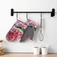 thumbnail image 6 of Hirioo Watermelon Splash Realism Art for Silicone Oven Mitts for BBQ, Baking, Cooking, Set of 2, Heat Resistant 260℃, Non-Slip Kitchen Essentials, 6 of 6