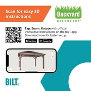 Backyard Discovery Barrington 14' x 12' Cedar Wood Gazebo, Galvanized Steel Roof, PowerPort