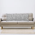 thumbnail image 4 of Leopard Body Pillow Cover White Grey Leopard Print Long Pillow Case with Zipper Decorative Bedding Pillowcase Farmhouse Cheetah Pillow Covers Soft Animal Skin Cushion Pillow Case for Bedroom,20"x54", 4 of 5
