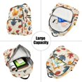 thumbnail image 5 of JIALIOU Mini Backpack Purse for Women Quilted Casual Daypack Small Travel Shoulder Bag, Fall Leaf and Dots, 5 of 7