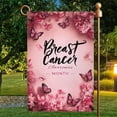 thumbnail image 6 of Fasiaou Breast Cancer Awareness Garden Flag Polyester Outdoor Decorative Ribbon Flag for Yard Lawn Porch Display Support Solidarity Fundraiser Event, 6 of 6