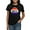 Black, variant on CafePress - Vote Button T Shirt - Women's Traditional Fit Dark T-Shirt