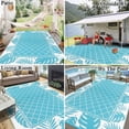 thumbnail image 3 of Alfombra de exterior Ilead, 183 x 274 cm, impermeable y reversible, color verde azulado, 3 of 8