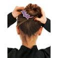 thumbnail image 3 of Way to Celebrate Halloween Motif Hair Elastics, Pumpkin, Candy Corn, Ghost and Bat, 4 Pieces, Female, 3 of 4