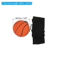 thumbnail image 2 of Uxcell bola de muñeca deportiva de 1.9 pulgadas, bola de baloncesto de goma con retorno para ejercicio, naranja fluorescente, 2 of 5