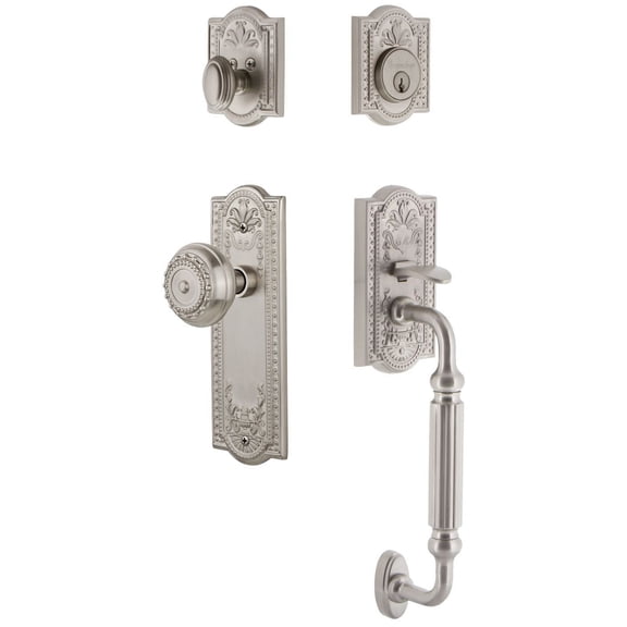 Grandeur Parpar_Eset_234_Fg Parthenon Solid Brass Sectional Single Cylinder Keyed Entry