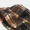 thumbnail image 6 of SikaFu Autumn Winter Polyester Plaid Warm Thicken Bucket Hat Fisherman Hat Outdoor Travel Cap For Girl And Women 199, 6 of 6