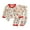 Red, variant on Toddler Pajamas Girls Boys Toddler Kids Kid Girls Boys' Casual Long Sleeve Casual Loungewear Thin Home Clothing Two Piece Set Pjs for Kids
