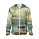 thumbnail image 1 of Fotbe Serene Coastal Blue Sky Chaqueta con Protección Solar UPF 50+ para Hombre y Mujer, Camisa con Capucha y Bolsillos-Large, 1 of 1