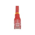 thumbnail image 4 of StarTech.com 3ft CAT6 Ethernet Cable, 10 Gigabit Molded RJ45 650MHz 100W PoE Patch Cord, CAT 6 10GbE UTP Network Cable with Strain Relief, Red, Fluke Tested/Wiring is UL Certified/TIA - Category 6 - 24AWG (C6PATCH3RD) - Patch cable - RJ-45 (M) to RJ-45 (M) - 3 ft - UTP - CAT 6 - molded - red, 4 of 5