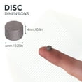 thumbnail image 3 of Diametrically Magnetised High Temp Magnet - 6mm dia x 4mm thick - 0.3kg Pull (Pack of 4), 3 of 5