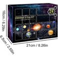 thumbnail image 5 of Universe Galaxy Advent Calendar 2022 Christmas Advent Calendars, Cosmic Planet Gemstones Surprise Gifts Box, 24 Days Christmas Countdown Calendar Toy, 5 of 5