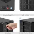 thumbnail image 4 of ORICO 5 Bay 3.5'' USB3.0 HDD Docking Station Support RAID Mode Aluminum With Power Adaper（9558RU3）, 4 of 11