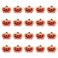thumbnail image 4 of Kuntesetty 20Pcs Halloween Miniature Pumpkin Figurines Mini Resin Pumpkins Halloween Decoration for Garden Party Favors Fireplace Office Style C, 4 of 9
