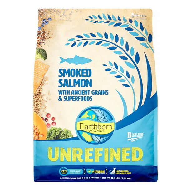Earthborn Holistic Unrefined Salmon with Ancient Grains Dry Dog Food