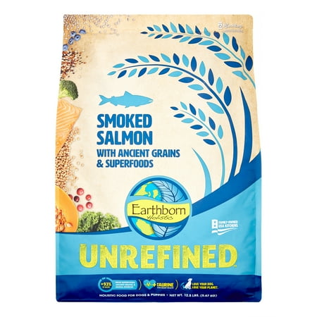 UPC: 0034846560114 | Earthborn Holistic Unrefined Salmon with Ancient Grains Dry Dog Food 12.5 lb