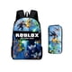 thumbnail image 3 of ROBLOX-mochila con estampado 3D para niños, bolso escolar de dos piezas para estudiantes de primaria y secundaria, 3 of 4