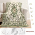 thumbnail image 5 of Sage Green Blanket Soft Cozy Warm Throw Blanket for Couch, Plush Fuzzy Flannel Fleece Blankets for Sofa, Southwest Tribal Antique Boho-Chic Farmhouse Bed Blankets Lightweight Gifts for Women, 40"x50", 5 of 9